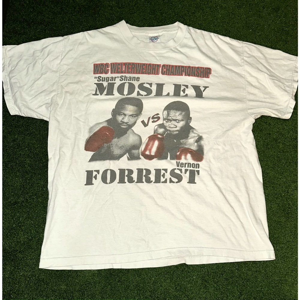 Vintage 2002 Sugar Shane Mosley vs Vernon Forrest WBC Championship Tee